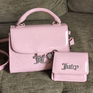 Juicy Couture Light Pink Satchel and Wallet